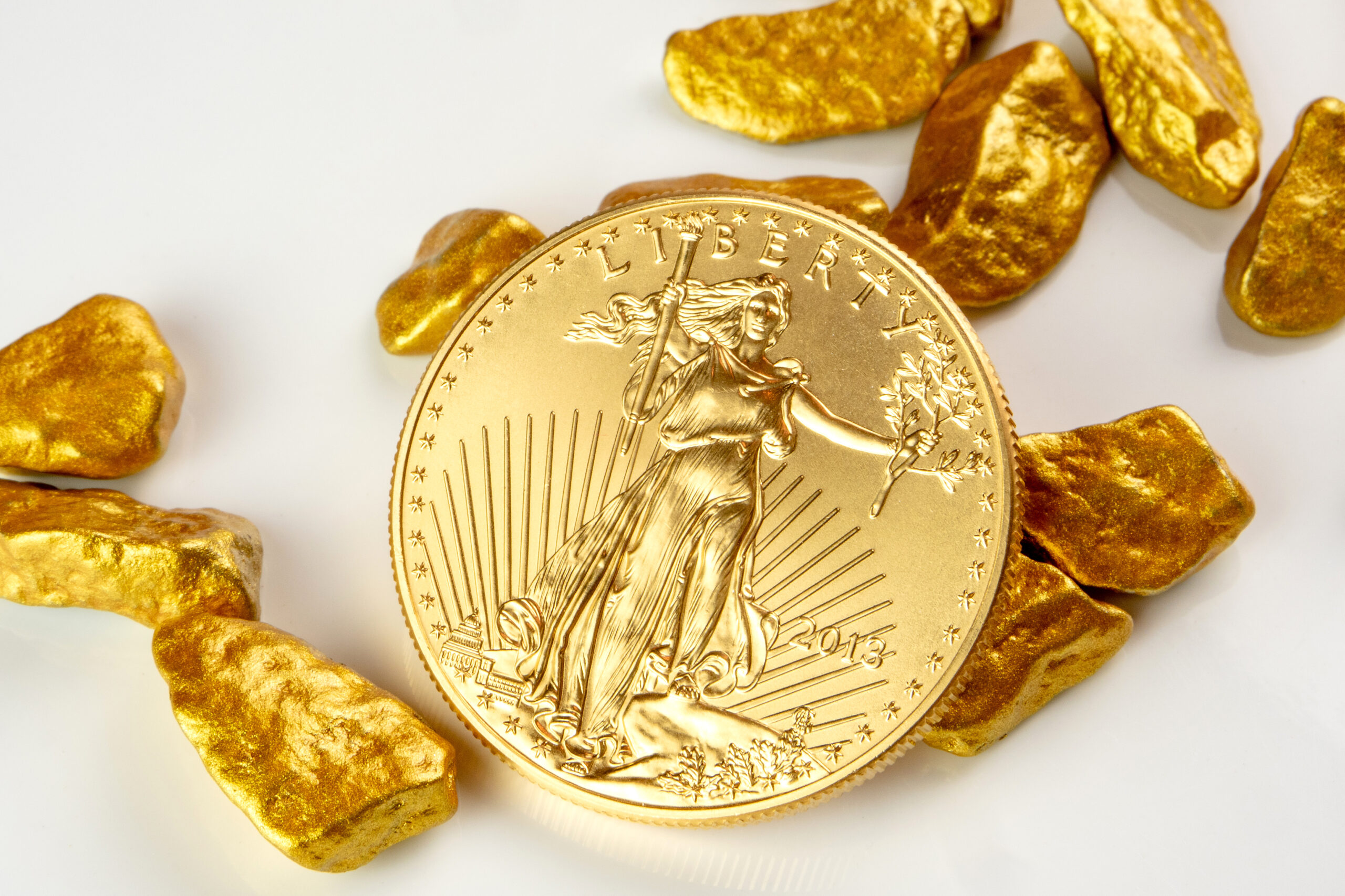 Gold Münze